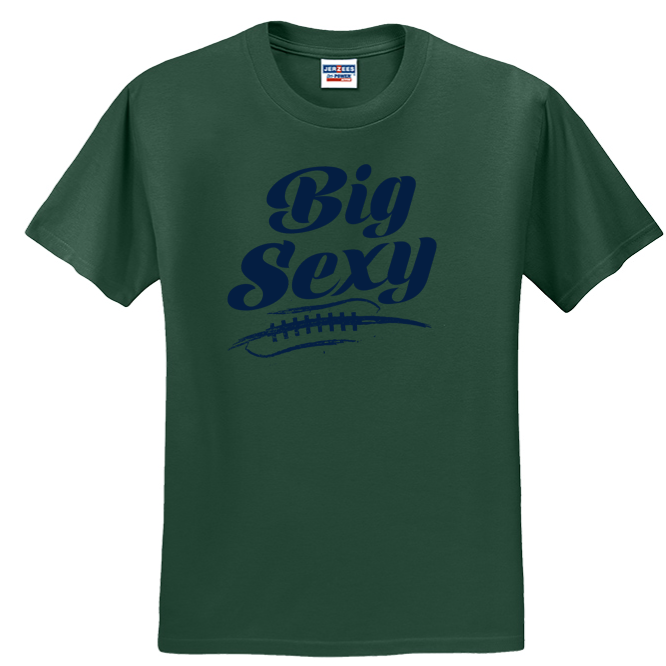 BIG SEXY (Navy) (A) - T-Shirt