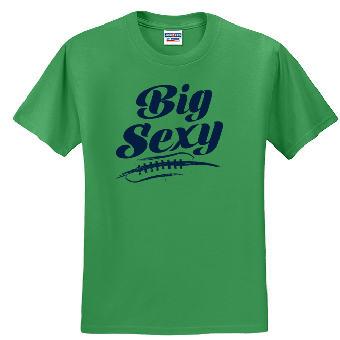 BIG SEXY (Navy) (A) - T-Shirt