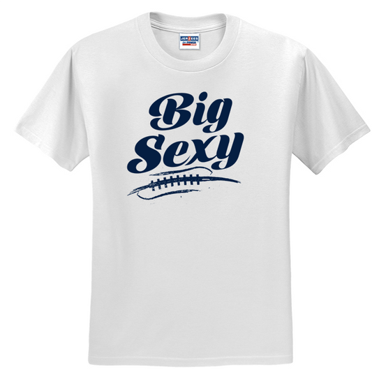 BIG SEXY (Navy) (A) - T-Shirt