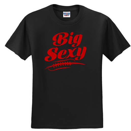 BIG SEXY (Red) (A) - Heavyweight T-Shirt
