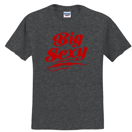 BIG SEXY (Red) (A) - Heavyweight T-Shirt