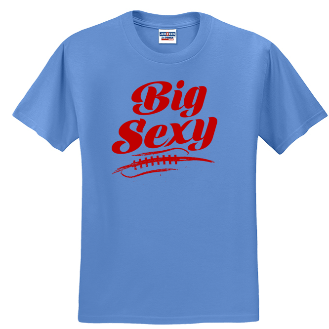 BIG SEXY (Red) (A) - Heavyweight T-Shirt