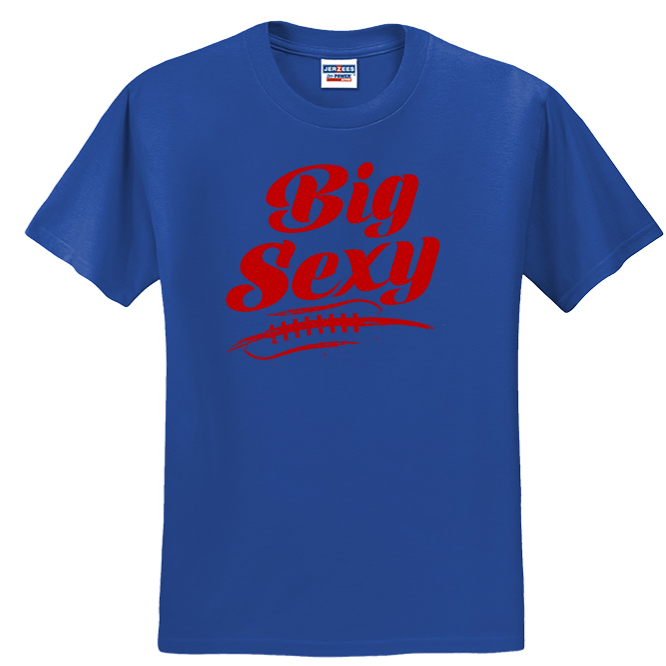 BIG SEXY (Red) (A) - Heavyweight T-Shirt