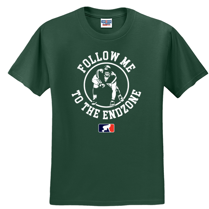 FOLLOW ME TO THE ENDZONE - Heavyweight T-Shirt