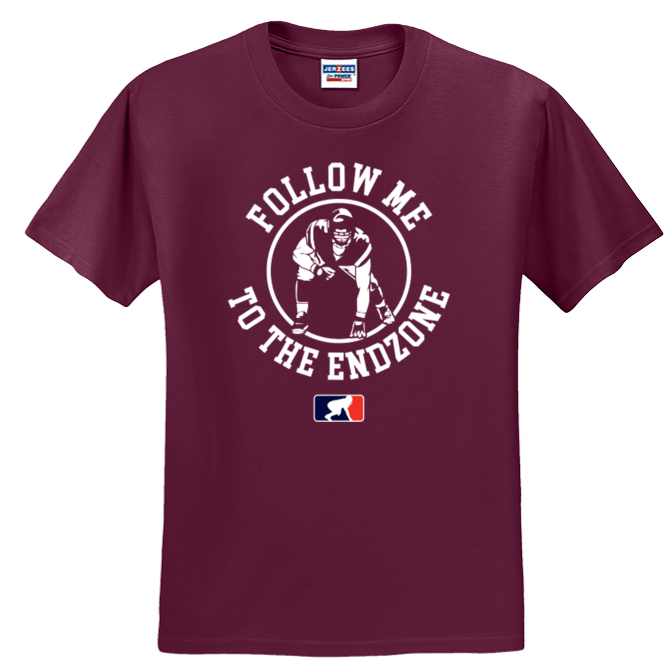 FOLLOW ME TO THE ENDZONE - Heavyweight T-Shirt