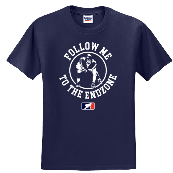 FOLLOW ME TO THE ENDZONE - Heavyweight T-Shirt
