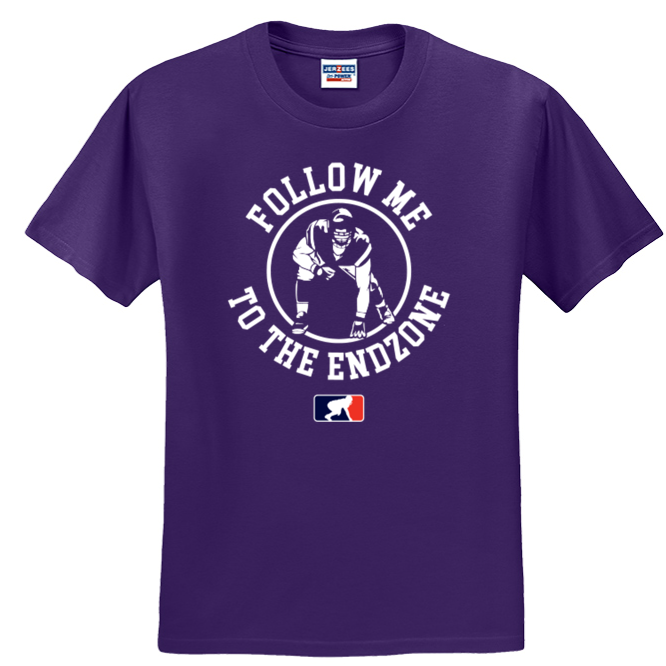 FOLLOW ME TO THE ENDZONE - Heavyweight T-Shirt