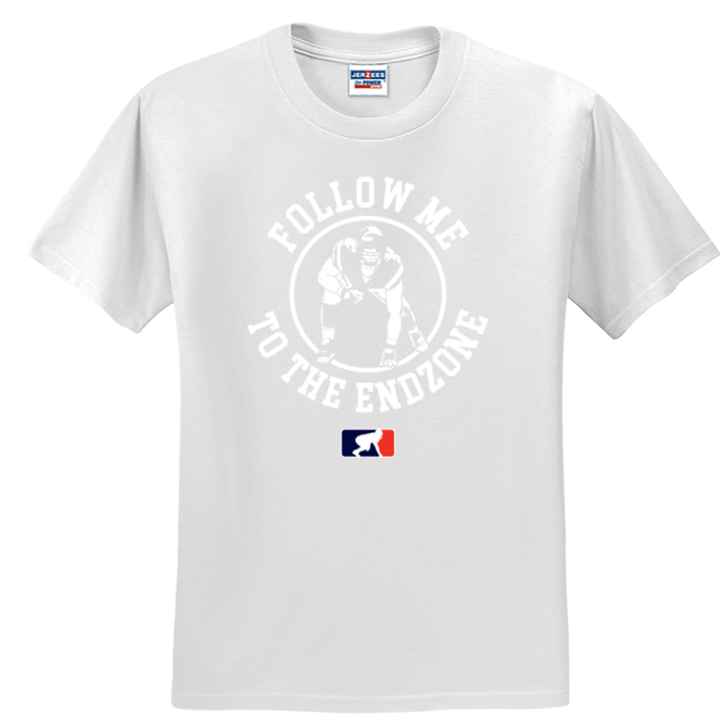 FOLLOW ME TO THE ENDZONE - Heavyweight T-Shirt