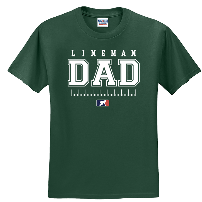 LINEMAN DAD - Heavyweight T-Shirt