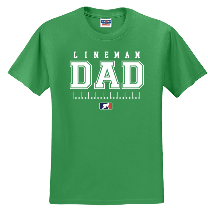LINEMAN DAD - Heavyweight T-Shirt
