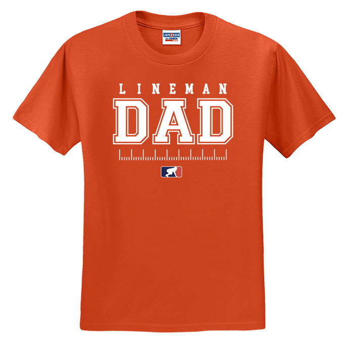 LINEMAN DAD - Heavyweight T-Shirt