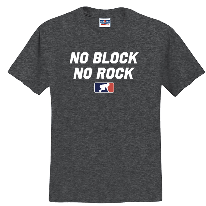 NO BLOCK NO ROCK - Heavyweight T-Shirt
