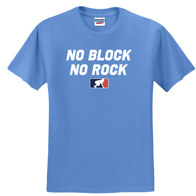 NO BLOCK NO ROCK - Heavyweight T-Shirt