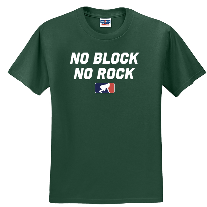 NO BLOCK NO ROCK - Heavyweight T-Shirt