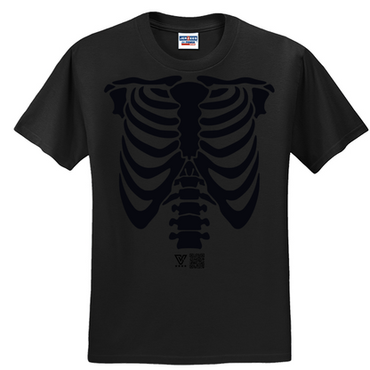 Rib Cage Graphic Tee (Black)