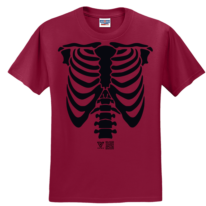 Rib Cage Graphic Tee (Black)