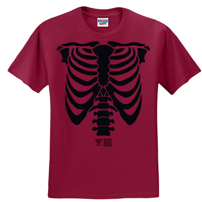 Rib Cage Graphic Tee (Black)