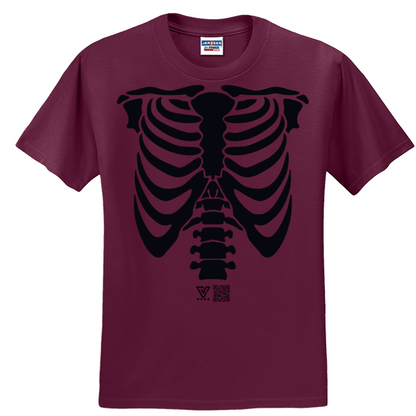 Rib Cage Graphic Tee (Black)