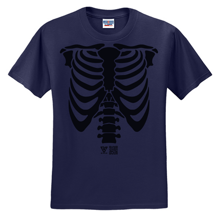 Rib Cage Graphic Tee (Black)