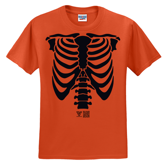 Rib Cage Graphic Tee (Black)