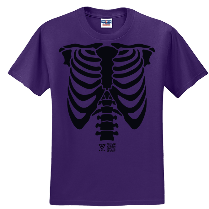 Rib Cage Graphic Tee (Black)