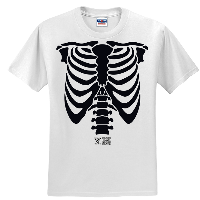 Rib Cage Graphic Tee (Black)