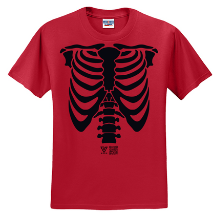 Rib Cage Graphic Tee (Black)