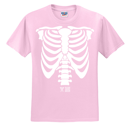 Rib Cage Graphic Tee (White)