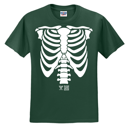 Rib Cage Graphic Tee (White)