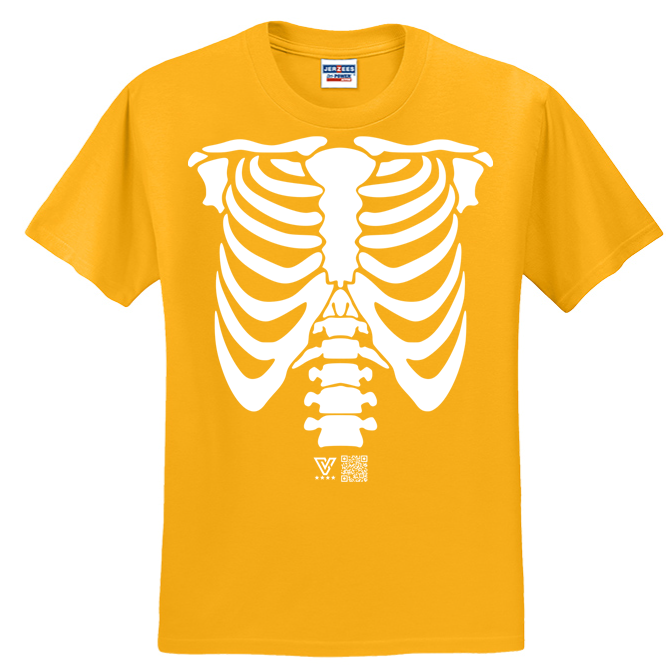 Rib Cage Graphic Tee (White)