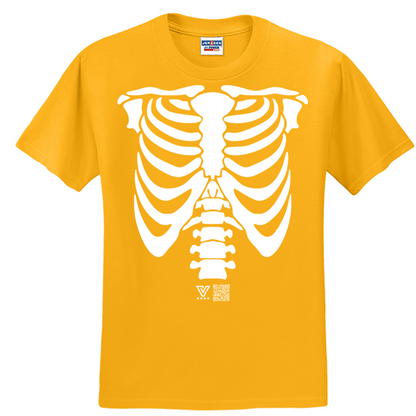 Rib Cage Graphic Tee (White)