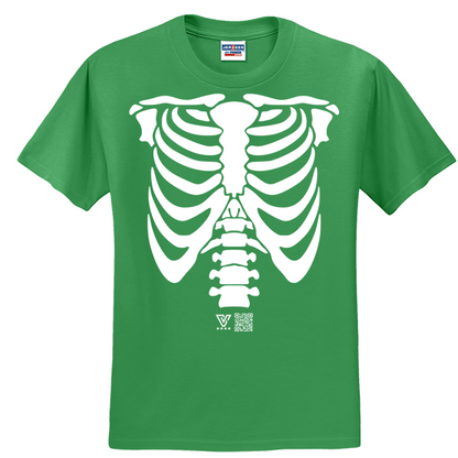 Rib Cage Graphic Tee (White)