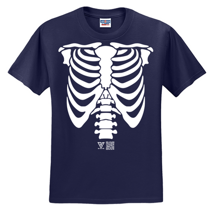 Rib Cage Graphic Tee (White)