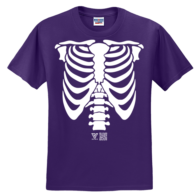 Rib Cage Graphic Tee (White)