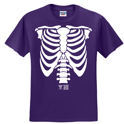 Rib Cage Graphic Tee (White)