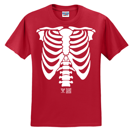 Rib Cage Graphic Tee (White)