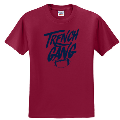 TRENCH GANG (Navy) - Heavyweight T-Shirt