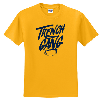 TRENCH GANG (Navy) - Heavyweight T-Shirt