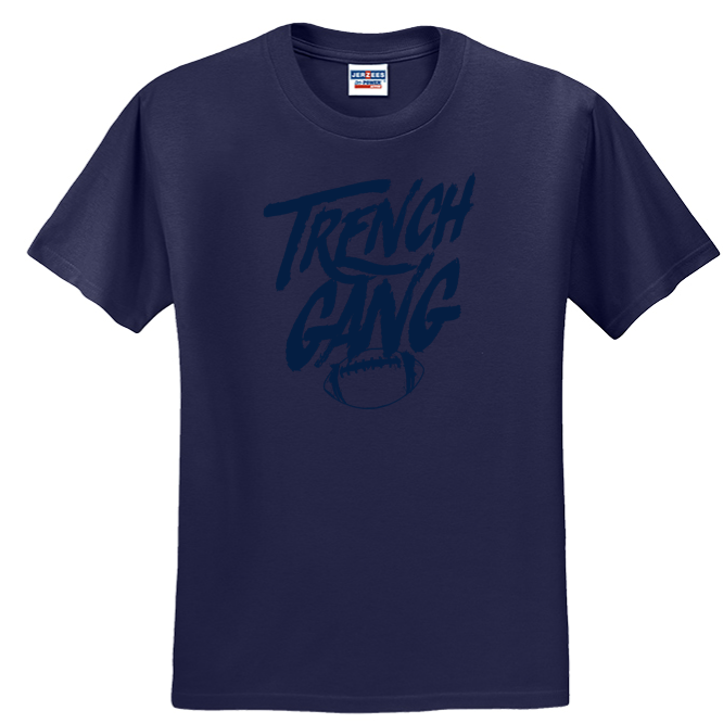 TRENCH GANG (Navy) - T-Shirt