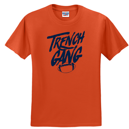 TRENCH GANG (Navy) - Heavyweight T-Shirt