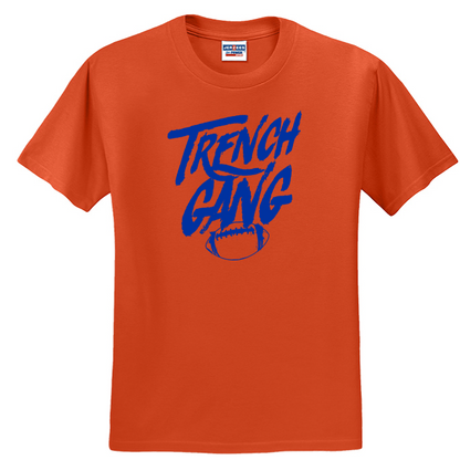 TRENCH GANG (Royal) - Heavyweight T-Shirt