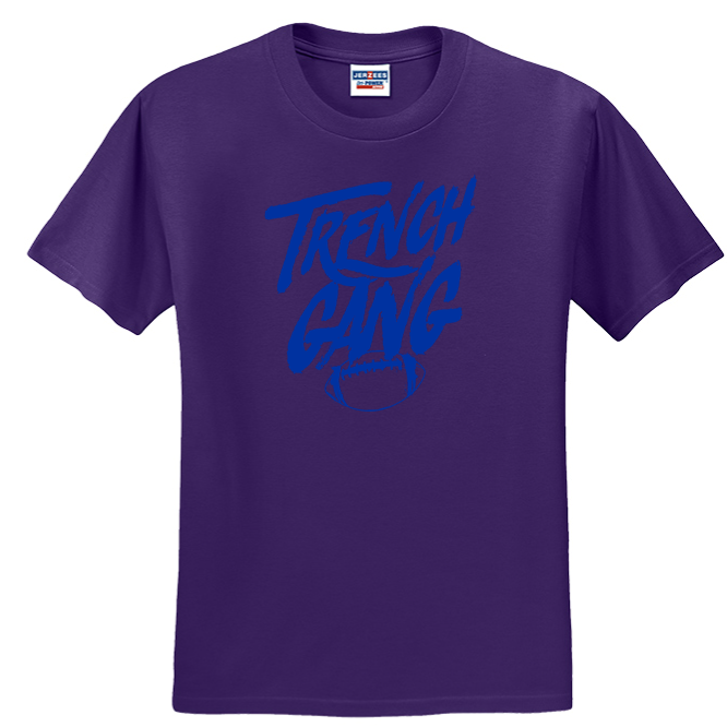 TRENCH GANG (Royal) - T-Shirt