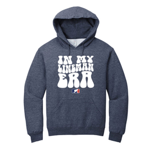 IN MY LINEMAN ERA (White) - Youth Hoodie