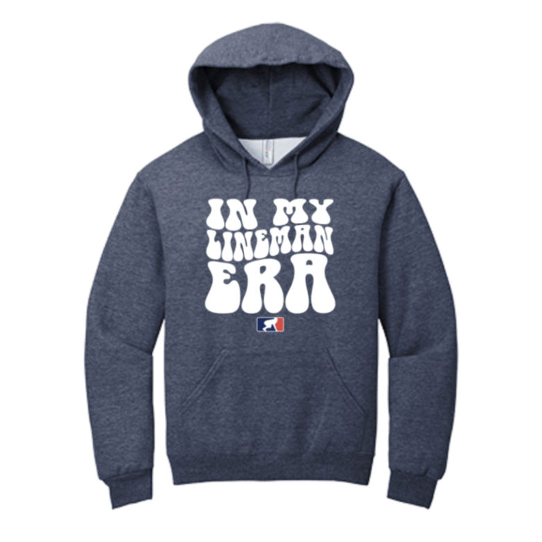 IN MY LINEMAN ERA (White) - Heavyweight Hoodie