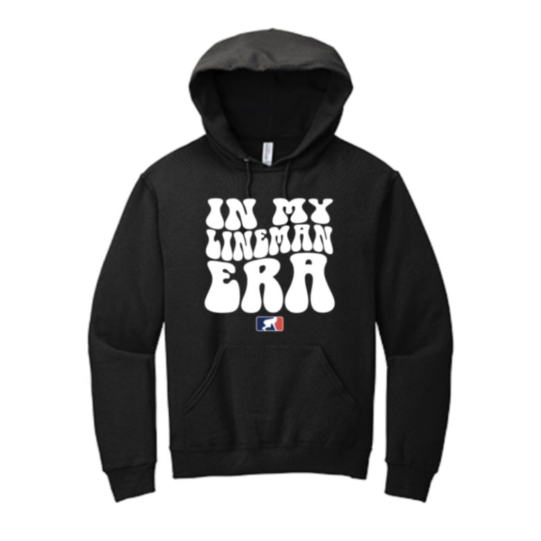 IN MY LINEMAN ERA (White) - Heavyweight Hoodie