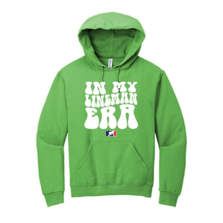 IN MY LINEMAN ERA (White) - Youth Hoodie