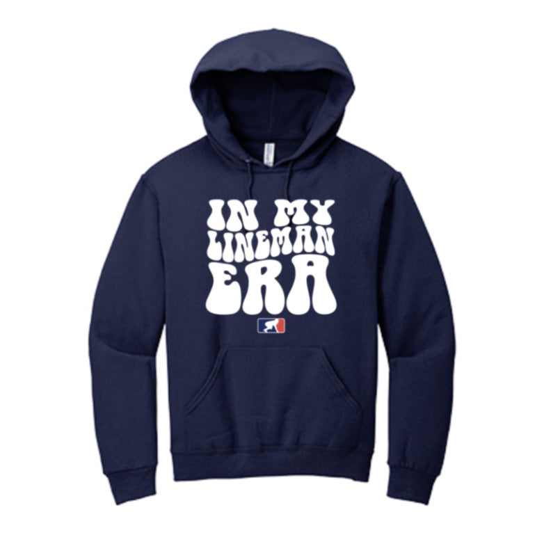 IN MY LINEMAN ERA (White) - Youth Hoodie