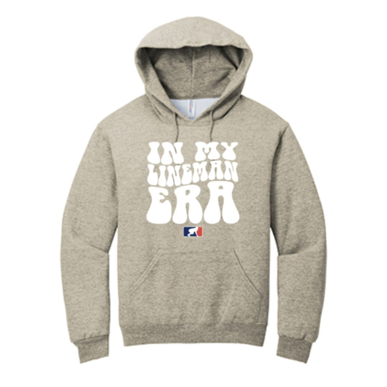 IN MY LINEMAN ERA (White) - Youth Hoodie