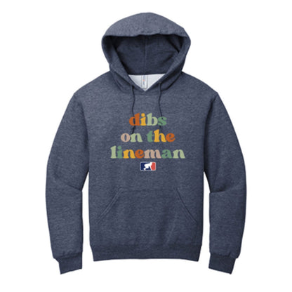 DIBS ON THE LINEMAN (Color) - Youth Hoodie