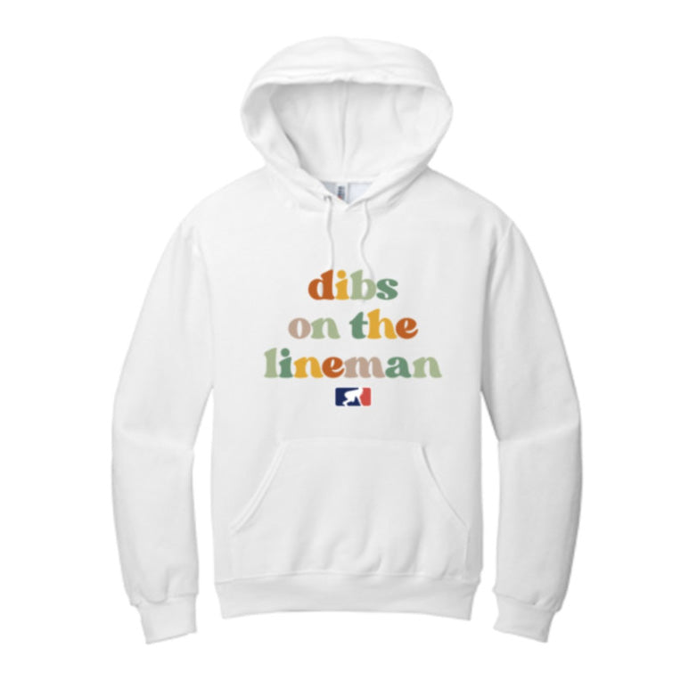 DIBS ON THE LINEMAN (Color) - Youth Hoodie